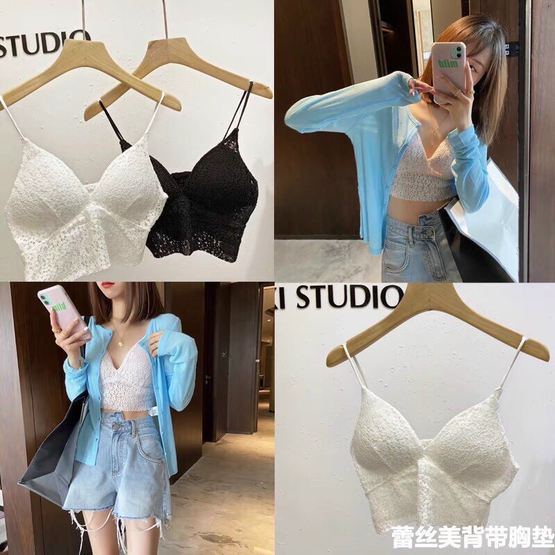ÁO BRA REN 2 DÂY CÚP NGỰC [ABR06] KÈM MÚT SIÊU ĐẸP