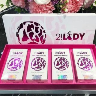 VIÊN UỐNG SÁNG DA 2LADY 2 LADY DA TRẮNG MỊN MÀNG