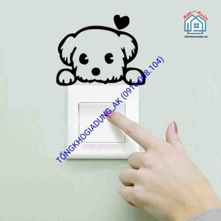 Decal dán ổ điện nhiều mẫu 10*13cm (ấn để chọn mẫu) (c1)