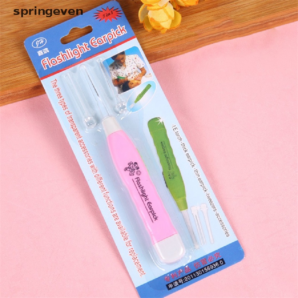 Bộ Dụng Cụ Lấy Ráy Tai Có Đèn LED