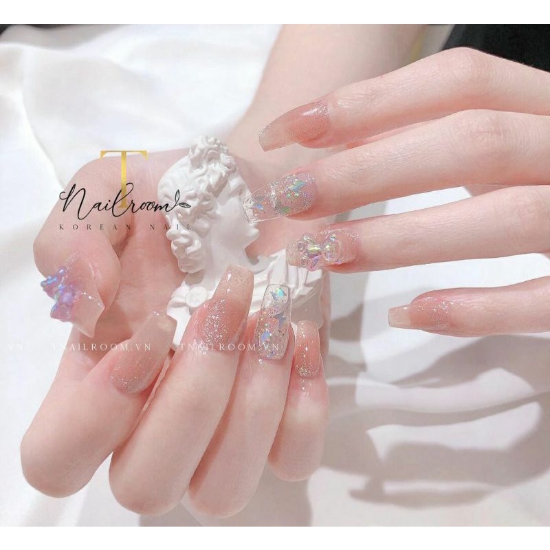 Nailbox thiết kế - Nailbox charm gấu 3D