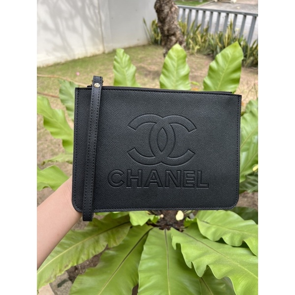 ví cầm tay Chanel Vip Gift (auth) size 25x18cm