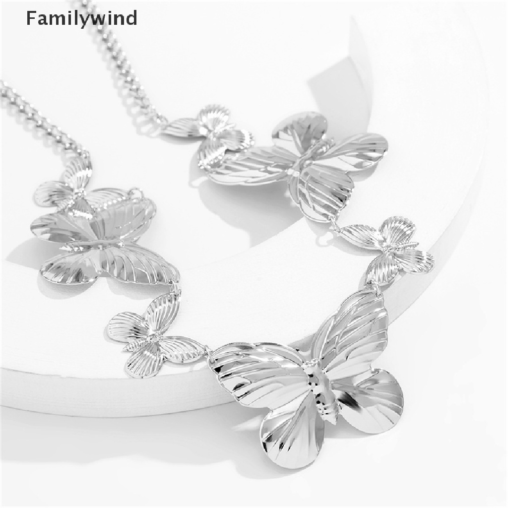 Dây Xích Đeo Hông Đính Hình Bướm Bằng Kim Loại Phong Cách Punk Đơn Giản Cá Tính Dành Cho Nữ