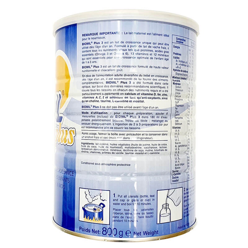 Sữa Bột Biomil Plus số 3 400g giúp trẻ tiêu hóa và tăng trưởng tốt nhất.