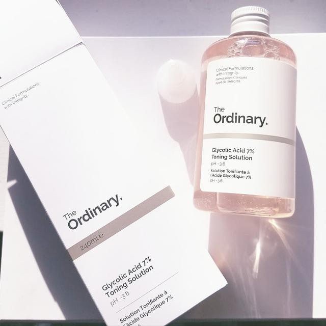 Nước hoa hồng tẩy da chết AHA The Ordinary Glycolic Acid 7% Toning Solution 240ml