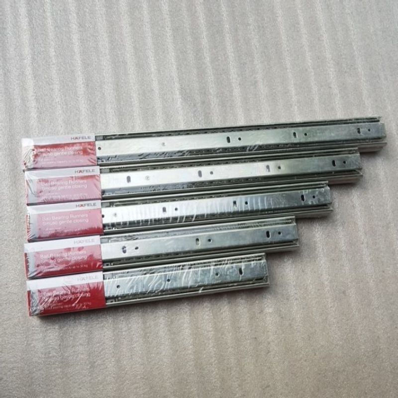 Ray bi 3 tầng hafele không giảm chấn các size