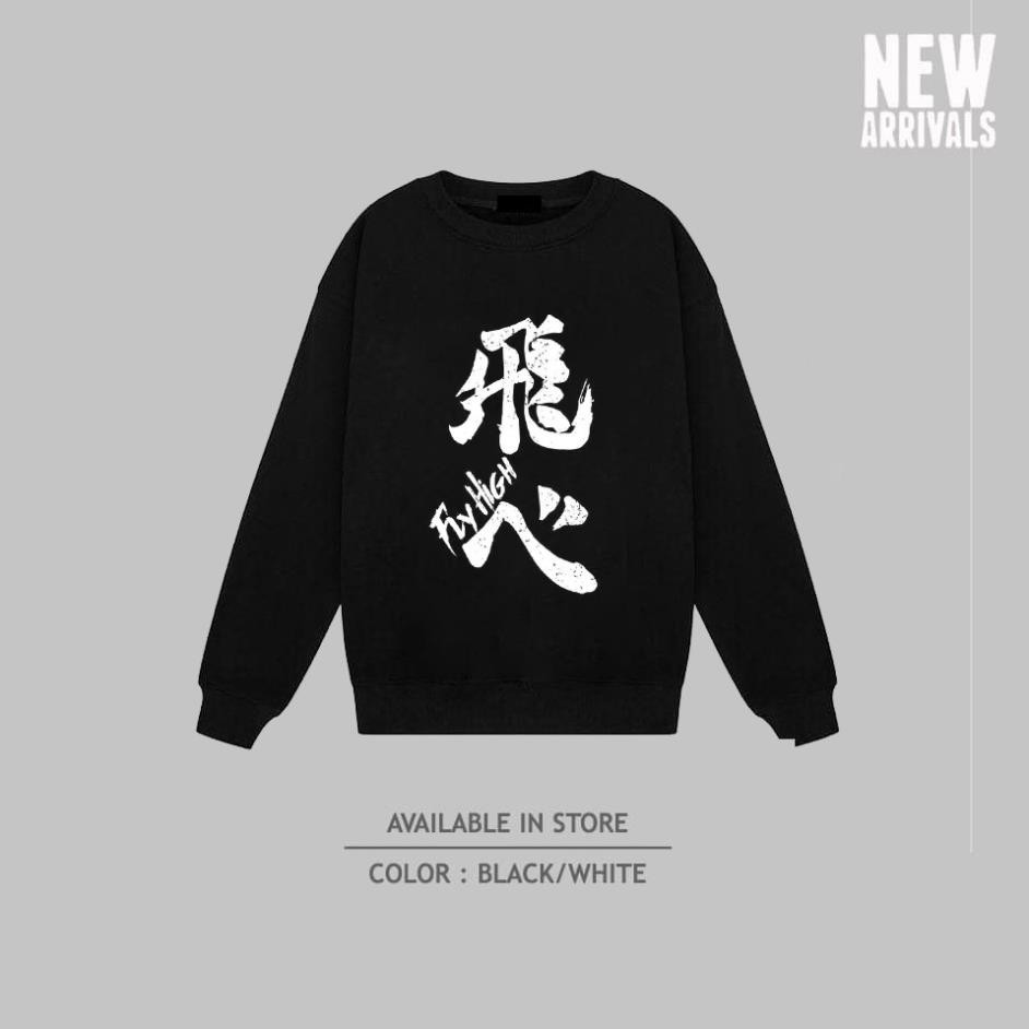 GIÁ TỐT -  (SALE) BST Mẫu áo Sweater dài tay One Piece Haikyuu Anime đẹp giá siêu rẻ  / đủ size trẻ em