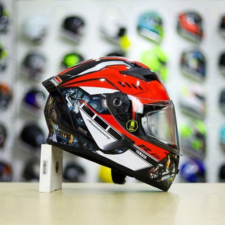 Nón fullface roc 01 dán tem decal yamaha r15 đỏ