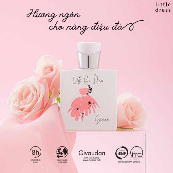 Nước hoa nữ cao cấp Laura Anne- Little Red Rose- 50ml