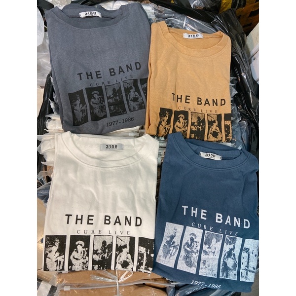 (XẢ HÀNG) Áo phông 3158- áo thun the band chất tuyết nhung quảng châu loại 1 form rộng