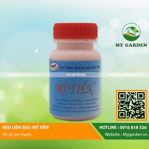 Keo liền sẹo bảo vệ vết cắt Mỹ Tiến, dạng nước, màu đỏ, lọ 100ml, cho cây trồng - Hàng chính hãng