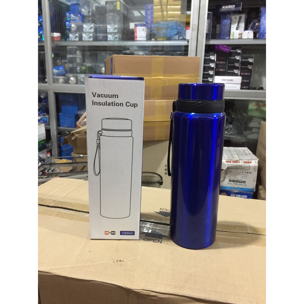 💥Bình giữ nhiệt nóng lạnh lõi thép inox 304 chống Gỉ 1000ml