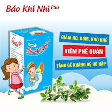 Bảo Khí Nhi Plus- Hỗ trợ điều trị bênh đường hô hấp, giảm ho, long đờm, khờ khè, khó thở