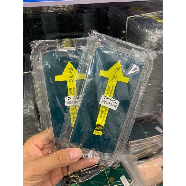 Kính cường lực CHỐNG NHÌN TRỘM FULL màn kèm khung tự dán siêu dễ dán cho iPHONE từ X -> 14PM