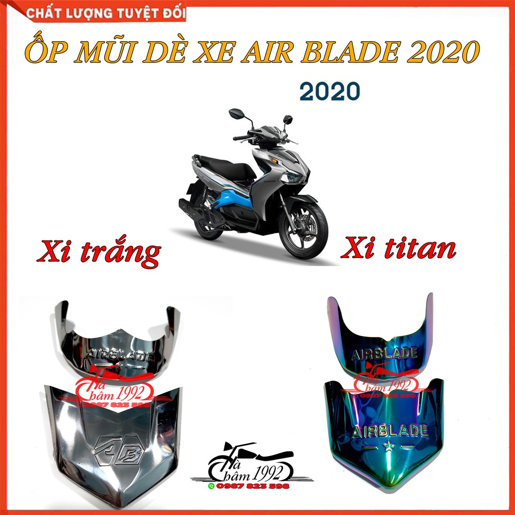 Ốp Mũi Dè Trước Sau AB 2020-22, Bịt Mỏ Bịt Đuôi Dè Xe AB (Airblade)