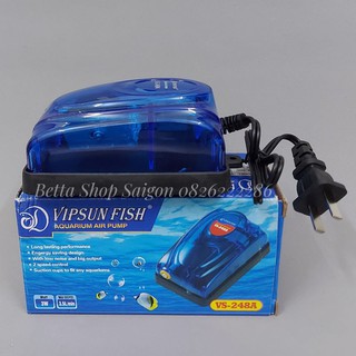 Máy sủi khí oxy 1 vòi VIPSUN VS-248A (3W) cho hồ cá cảnh