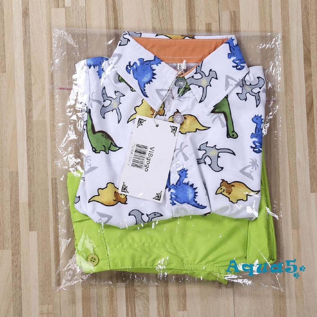 Set áo thun tay ngắn & quần ngắn cho bé trai 1-5 tuổi