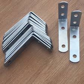 Combo 10 cái ke góc  4 lỗ bản 2cm (Ke chữ V)