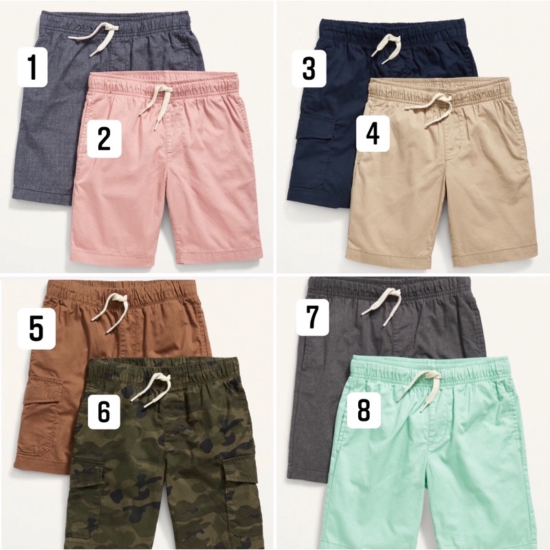 Quần cotton chun Oldnavy bé trai đại