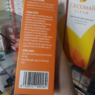 SỮA RỬA MẶT DECUMAR
