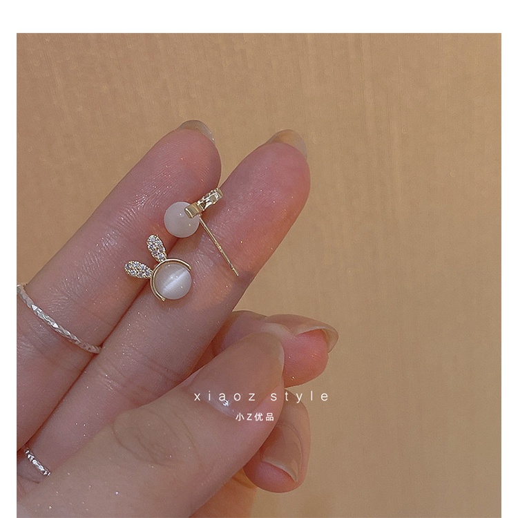 Khuyên tai đính đá hình thú vật đáng yêu cho nữ