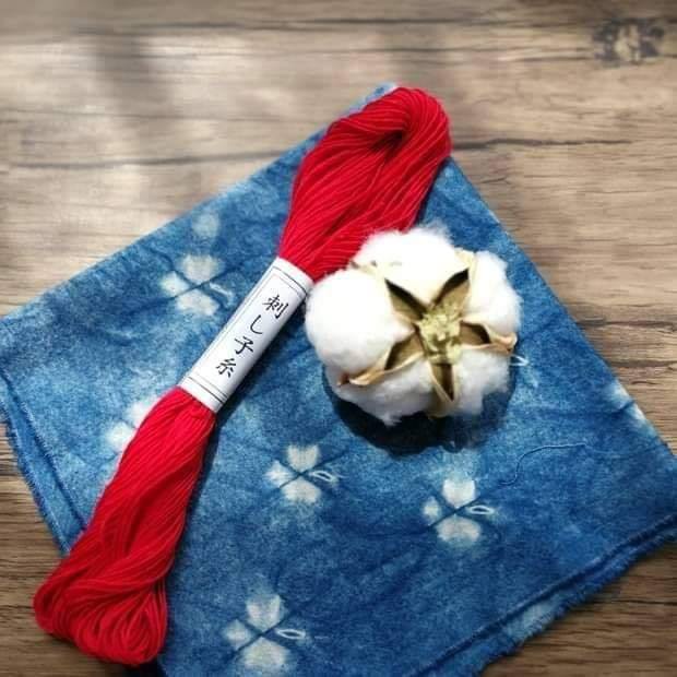 Chỉ thêu sashiko một màu loại 40m và 100m