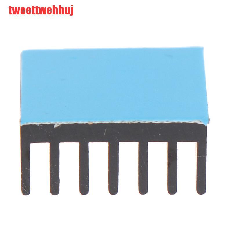 Set 10 Tấm Tản Nhiệt Bằng Nhôm 14x14 X 6mm Màu Đen Kèm Đệm Tản Nhiệt | BigBuy360 - bigbuy360.vn