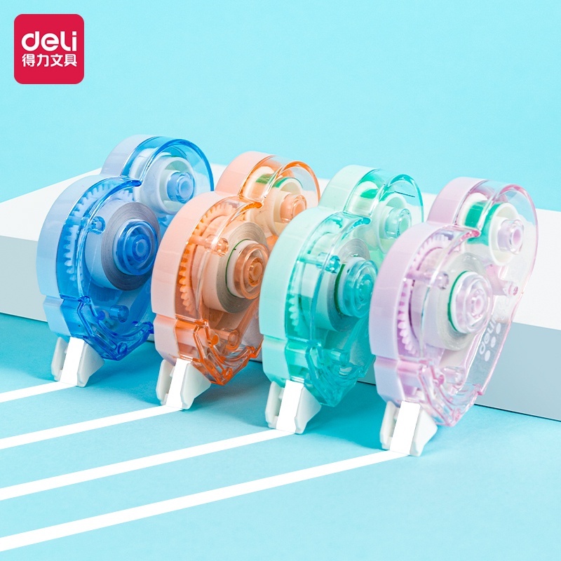 Bút xóa kéo Deli mini hình đám mây dễ thương 5mm x 5m