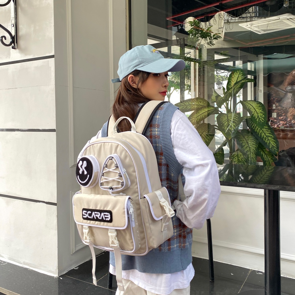 Balo Đi Học Nam Nữ Scarab - Shapes Backpack