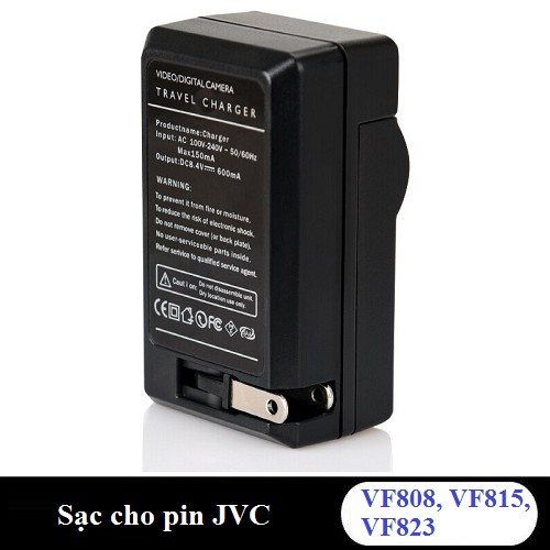 Sạc V808 for Pin JVC BN-VF808, VF815, VF823