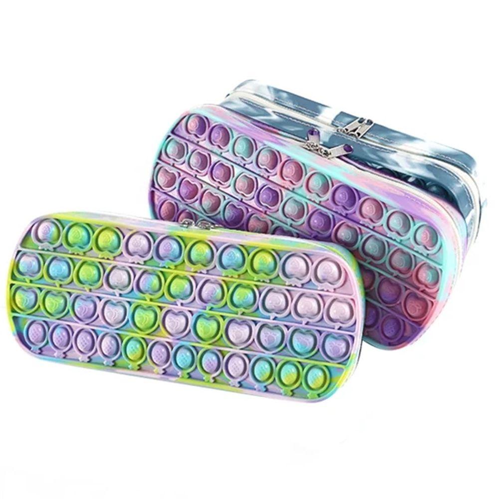 PISTA Túi Đựng Bút Họa Tiết Rằn Ri Cá Tính Cho Bé