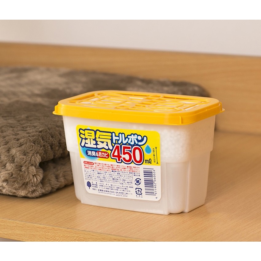 Hộp Hút Ẩm Nhật Bản Kokubo 450ml Chống Mốc Quần Áo Tủ Giày Khử Mùi Hôi Hiệu Quả