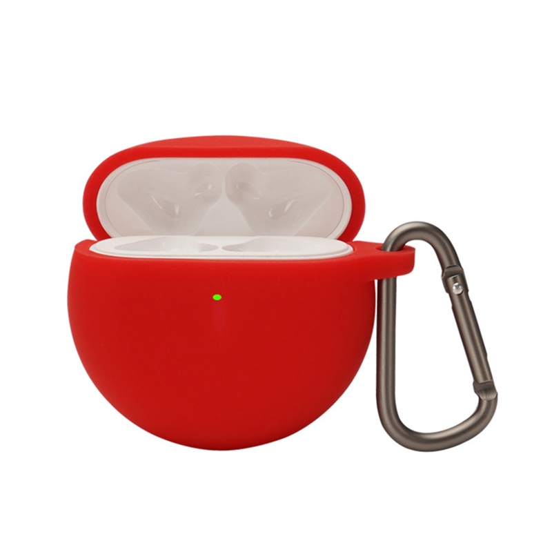 Vỏ Bảo Vệ Hộp Sạc Tai Nghe freebuds4E Bằng Silicon Siêu Bền Kèm Móc Treo Tiện Dụng