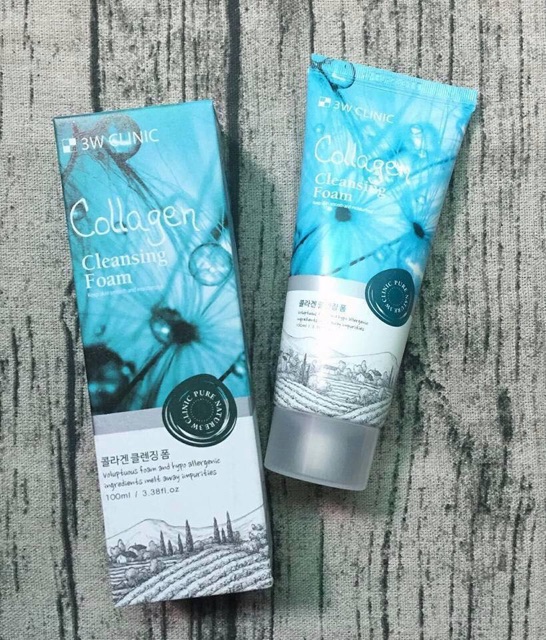 Sữa rửa mặt 3W Clinic trà xanh và gạo