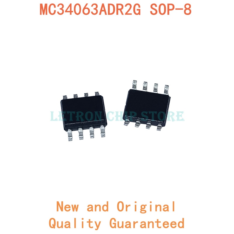 Set 10 Chip Điện Tử Ic Mc34063Adr2G Sop8 Mc34063A Sop-8 Mc34063 Sop 34063a Soic8 Soic-8 Smd Novo E