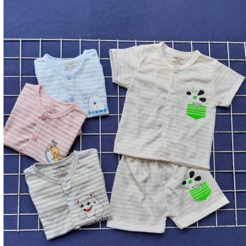 Sỉ Bộ quần áo cộc cotton Noubaby mỏng mát mặc hè cho bé từ 0-15 tháng (Nhiều mẫu)