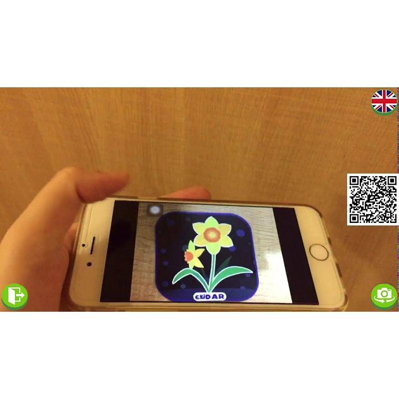 Học Online tại nhà với Bộ 40 Thẻ học tiếng Anh thông minh AR công nghệ 3D 1573