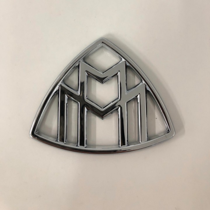 Biểu tượng Logo Maybach chất liệu Inox cao cấp dán hông xe ô tô - Mã sản phẩm G80707 (Bộ 2 chiếc)