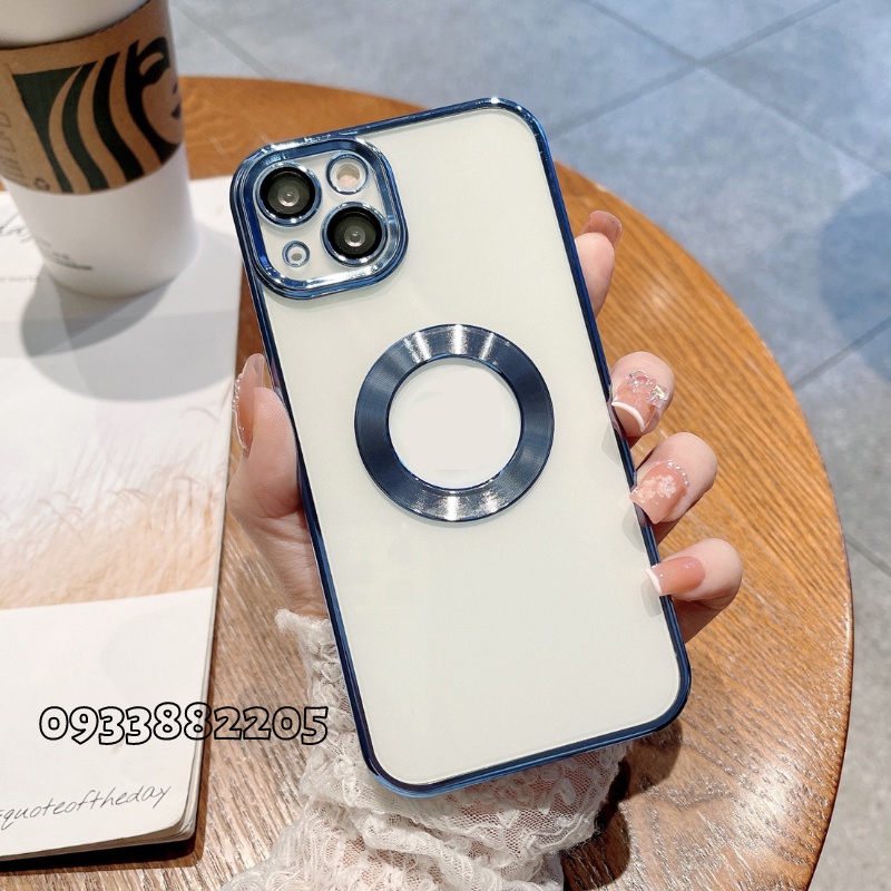 Ốp Lưng Hở Táo Nam Châm 6D, Bảo Vệ Camera, Viền Xi Nhôm, Cho Điện Thoại iPhone 7/8/x/xsmax/11/12/13++