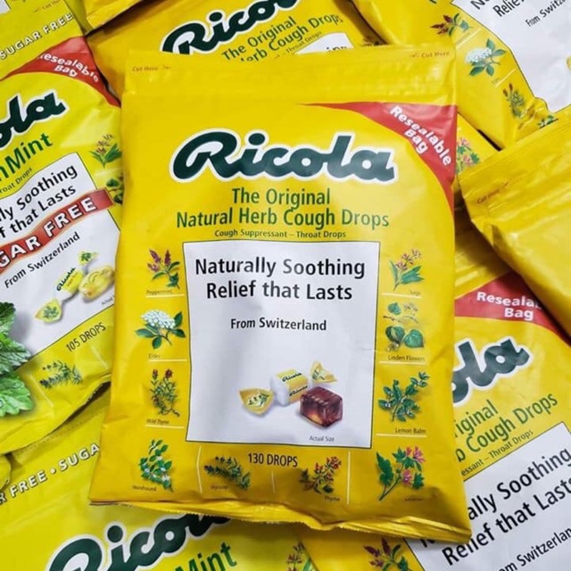 Kẹo RICOLA có đường 130 viên nhập Mỹ