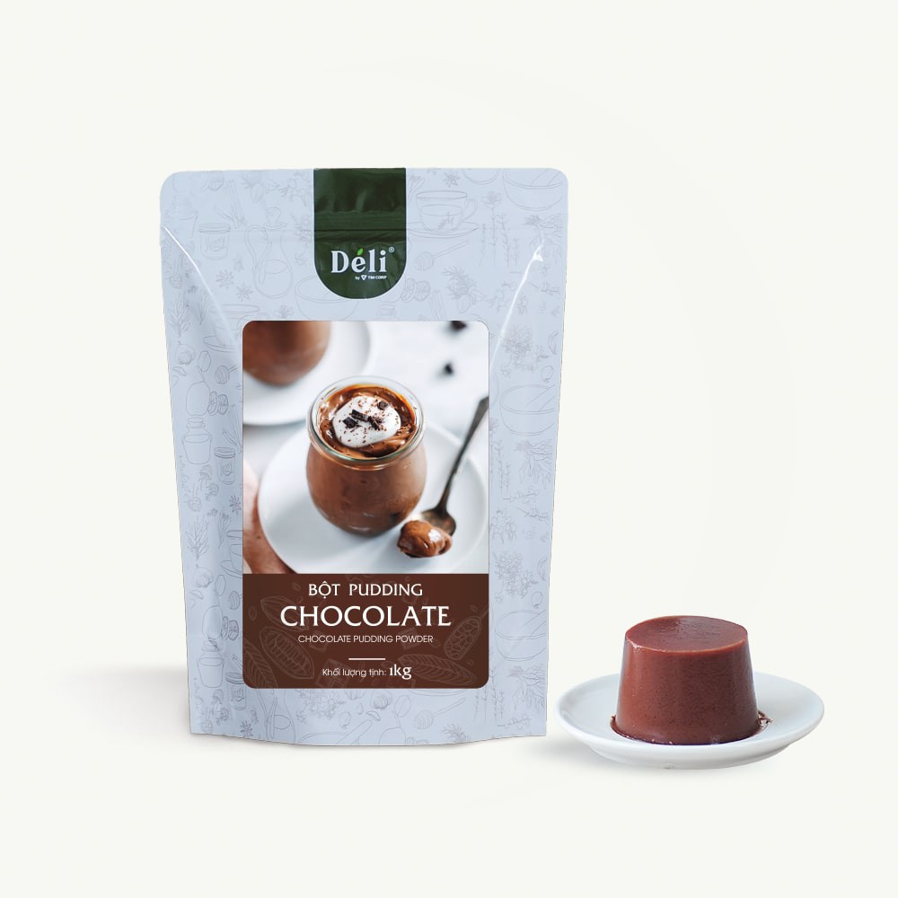 ĐẬM VỊ CHOCOLATE (1kg) mềm - béo - thơm Nguyên liệu pha chế trà sữa