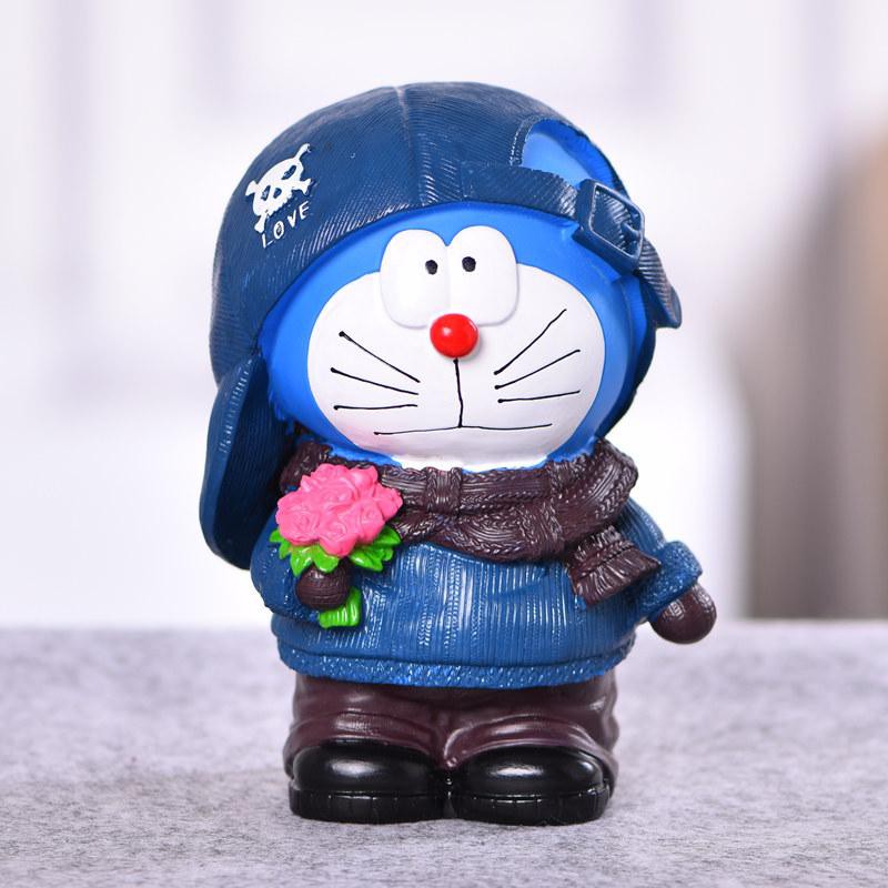 Ống Heo Đựng Tiền Tiết Kiệm Hình Mèo Máy Doraemon Sáng Tạo