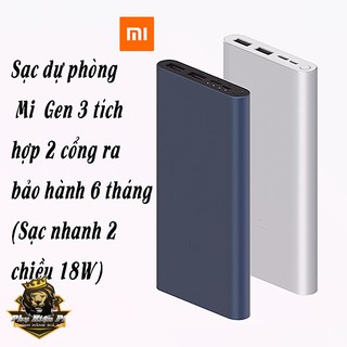 [Xả Kho] Sạc dự phòng Xiaomi 10000mAh Gen 3 Bản Sạc Nhanh 2020 – Xiaomi Mi 18W Fast Charge Power Bank chính hãng