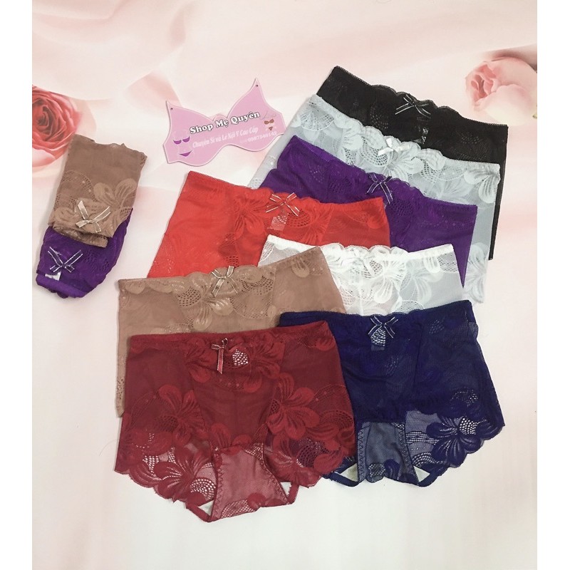 Quần ren mỏng cạp cao- sexy quyến rũ
