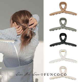 Kẹp tóc càng cua 11cm thiết kế đơn giản thanh lịch tiện lợi giúp nữ trang điểm rửa mặt