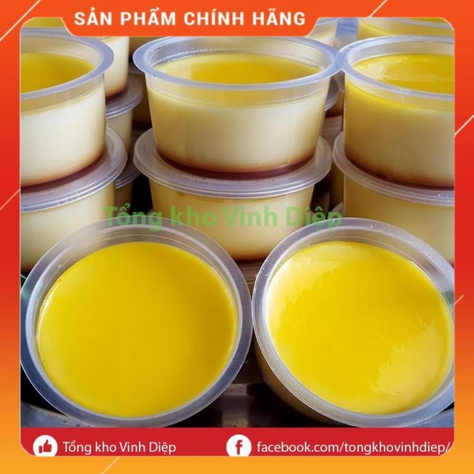 50 hộp cốc hũ nhựa khuôn làm bánh flan, caramen, thạch rau câu, sữa chua hoặc đựng slime