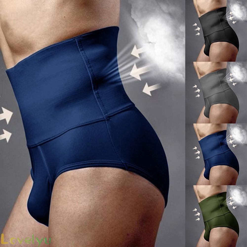 Quần lót boxer lưng cao chất liệu 100% thoáng khí thoải mái cho nam M~3XL