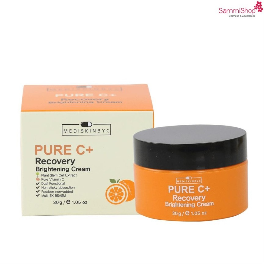 Kem Dưỡng Trắng Da MediSkinByC Pure C+ Recovery Brightening Cream