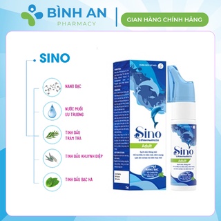 Xịt Mũi Nano Bạc Sino (Nguyên Liệu Nano Bạc Nhập Khẩu Châu Âu)