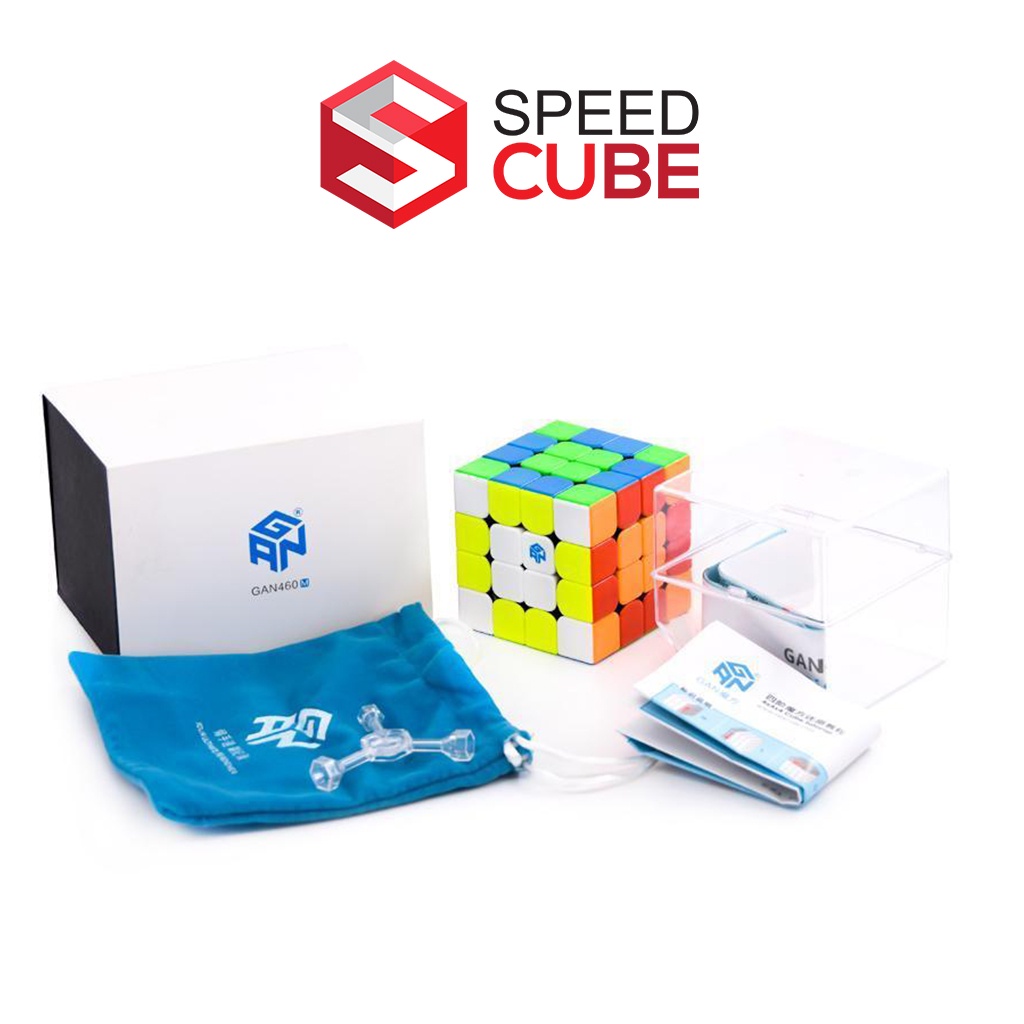 Rubik 4x4 GAN 460M Nam Châm Rubic 4 Tầng Chính Hãng Gan - Shop Speed Cube